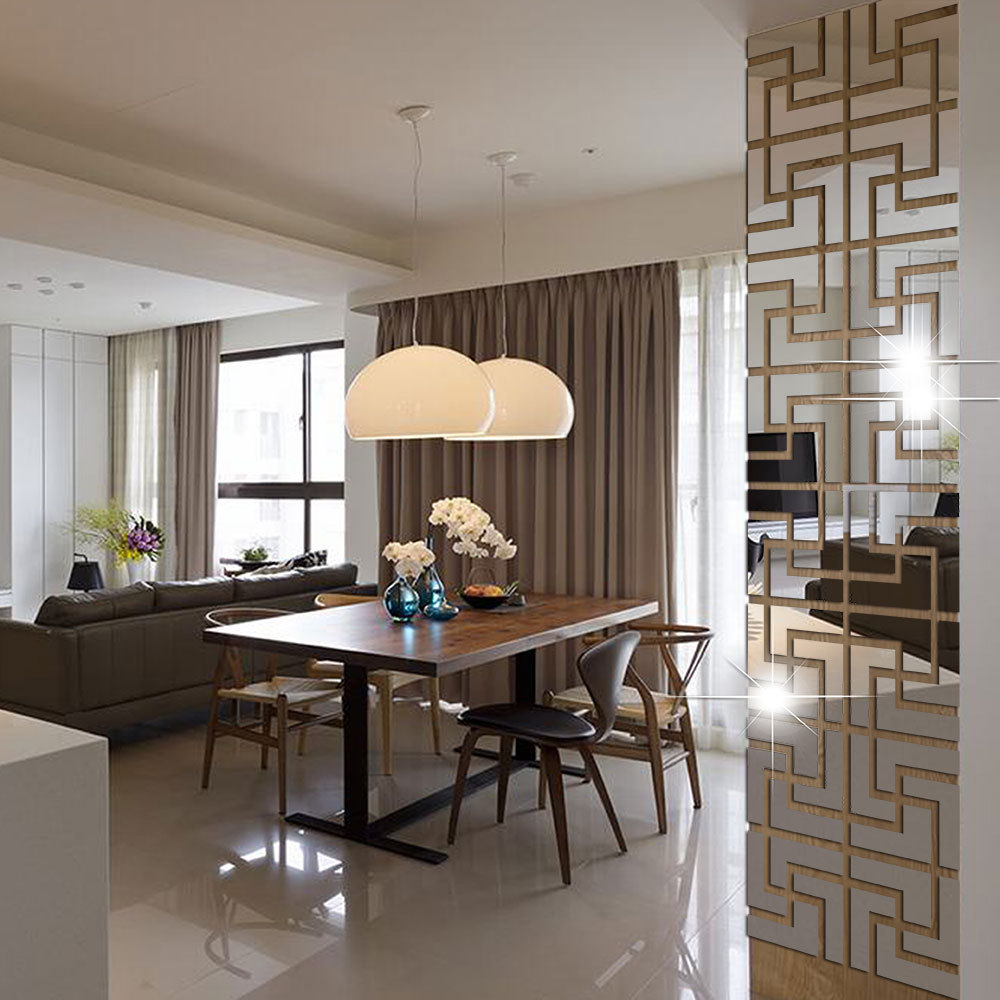 Espejo Vinilo Pared Adhesivo Jm339 Decorativo Acrílico