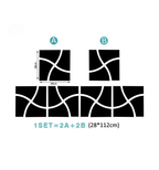 Set Espejo Vinilo Pared Adhesivo Jm291 Decorativo Acrílico