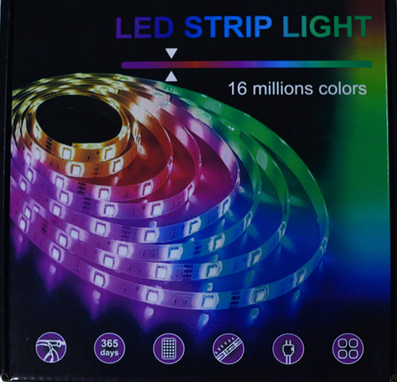 Tira De Luz Led Wifi 5/10 Metros Versión 5050 300 Rgb Cortable