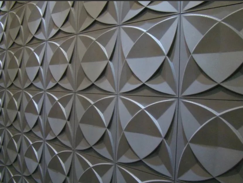 Panel Decorativo 3D Blanco D112 Pvc 50×50 cm (4 Láminas- 1 M2)
