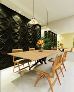 Panel Decorativo 3D Blanco D112 Pvc 50×50 cm (4 Láminas- 1 M2)