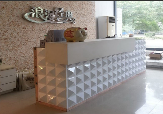 Panel Decorativo 3D Blanco D004 Pvc 50×50 cm (4 Láminas- 1 M2)