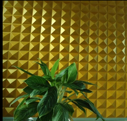 Panel Decorativo 3D Blanco D004 Pvc 50×50 cm (4 Láminas- 1 M2)