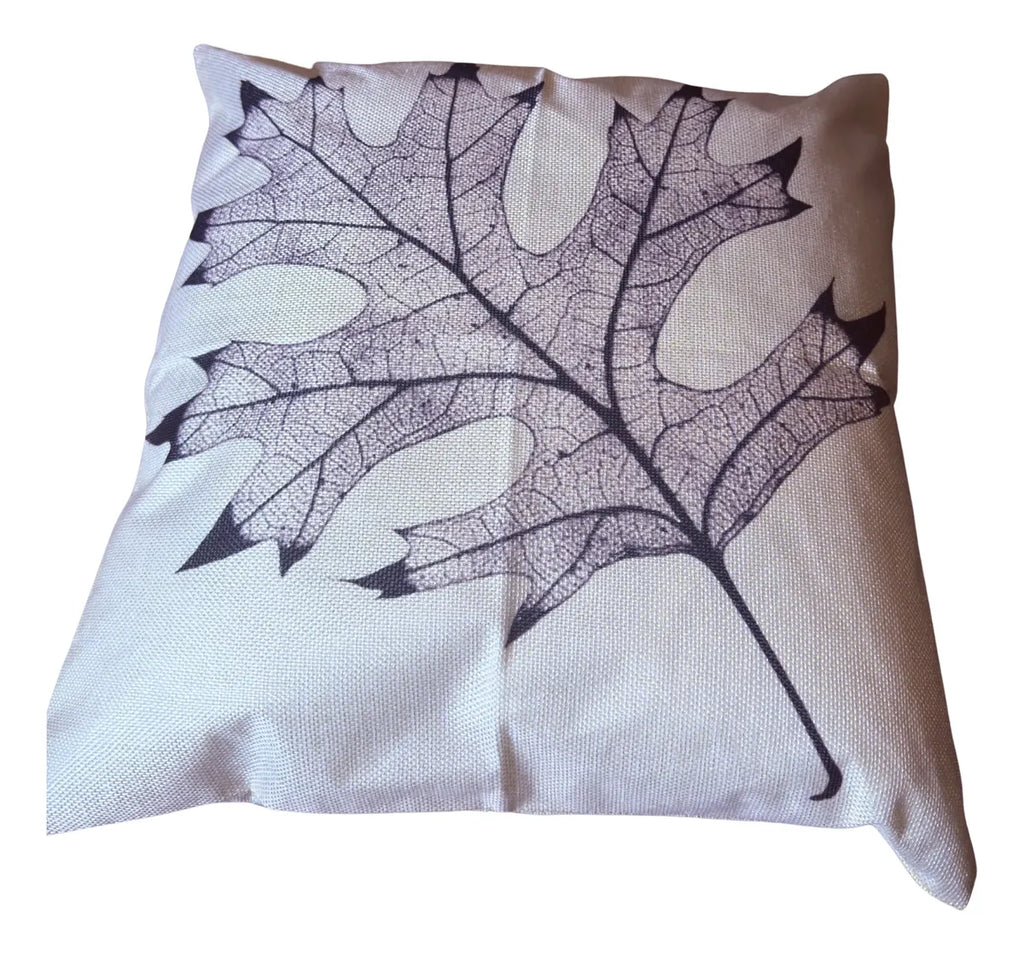 Fundas de Cojín Hojas Otoñales 45x45 Decorativas