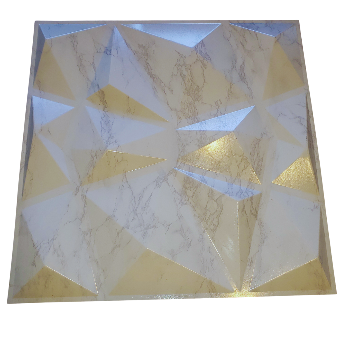 Panel Decorativo 3D diversos colores D094 Pvc 50×50 cm (4 Láminas- 1 M2)