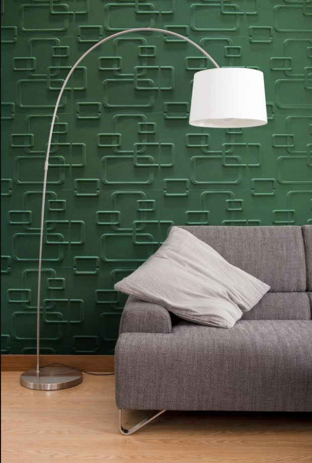 Panel Decorativo 3D variaciones D012 Pvc 50×50 cm (4 Láminas- 1 M2)