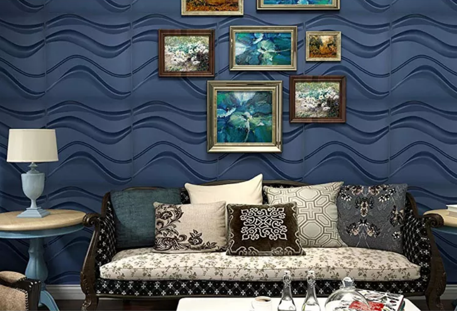 Panel Decorativo 3D Blanco D007 Pvc 50×50 cm (4 Láminas- 1 M2)