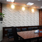 Panel Decorativo 3D Blanco D007 Pvc 50×50 cm (4 Láminas- 1 M2)