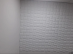 Panel Decorativo 3D Blanco D008 Pvc 50×50 cm (4 Láminas- 1 M2)