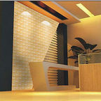 Panel Decorativo 3D Blanco D067 Pvc 50×50 cm (4 Láminas- 1 M2)
