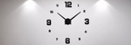 Reloj De Pared 3d Adhesivo Moderno Grande 120 Cm De Diámetro