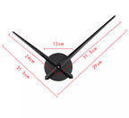 Reloj De Pared 3d Adhesivo Moderno Grande 120 Cm De Diámetro