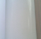 Vinilo Microperforado Visión Unidireccional Blanco Ventana