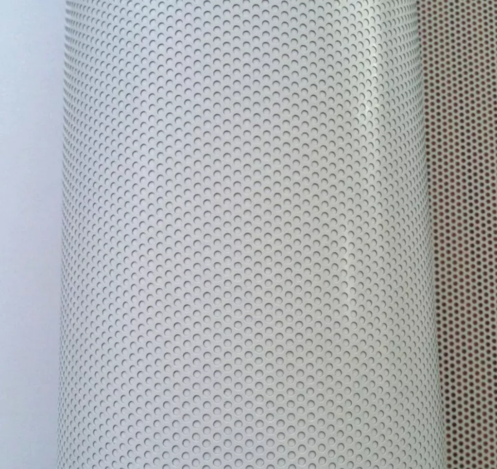 Vinilo Microperforado Visión Unidireccional Blanco Ventana