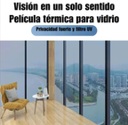 privacidad diurna vinilo espejo silver blue